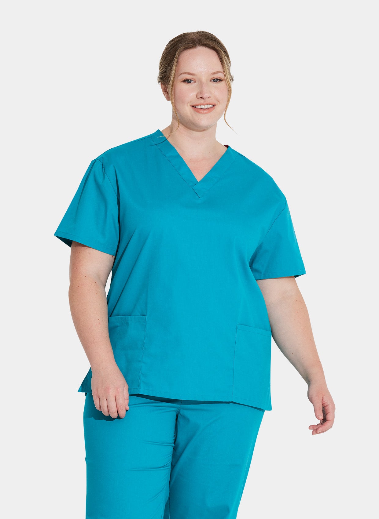 Dickies EDS Signature V-Neck Scrub Top DKE86706-Teal