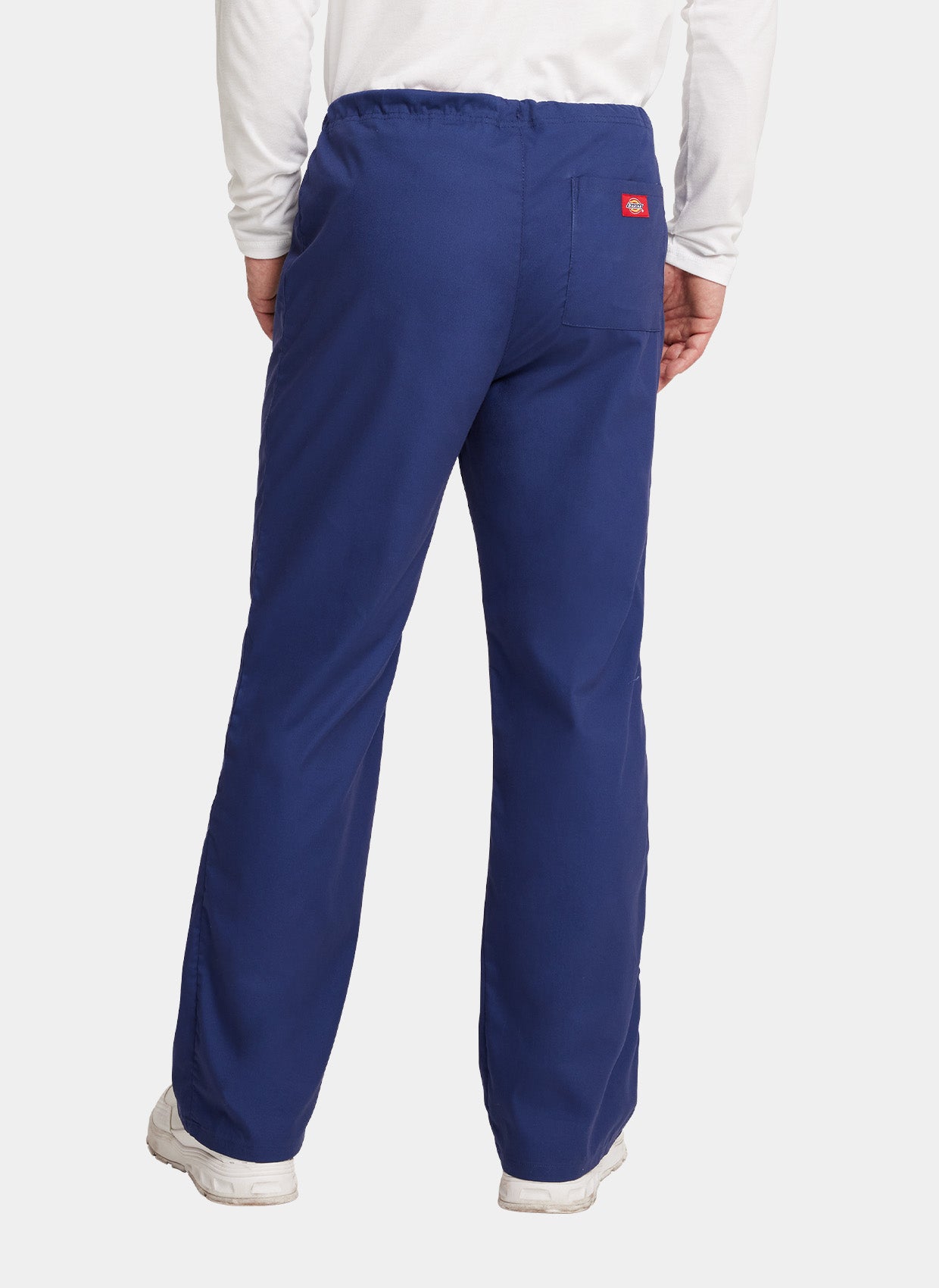 Dickies EDS Signature Unisex Drawstring Scrub Trousers 83006-Navy-Back