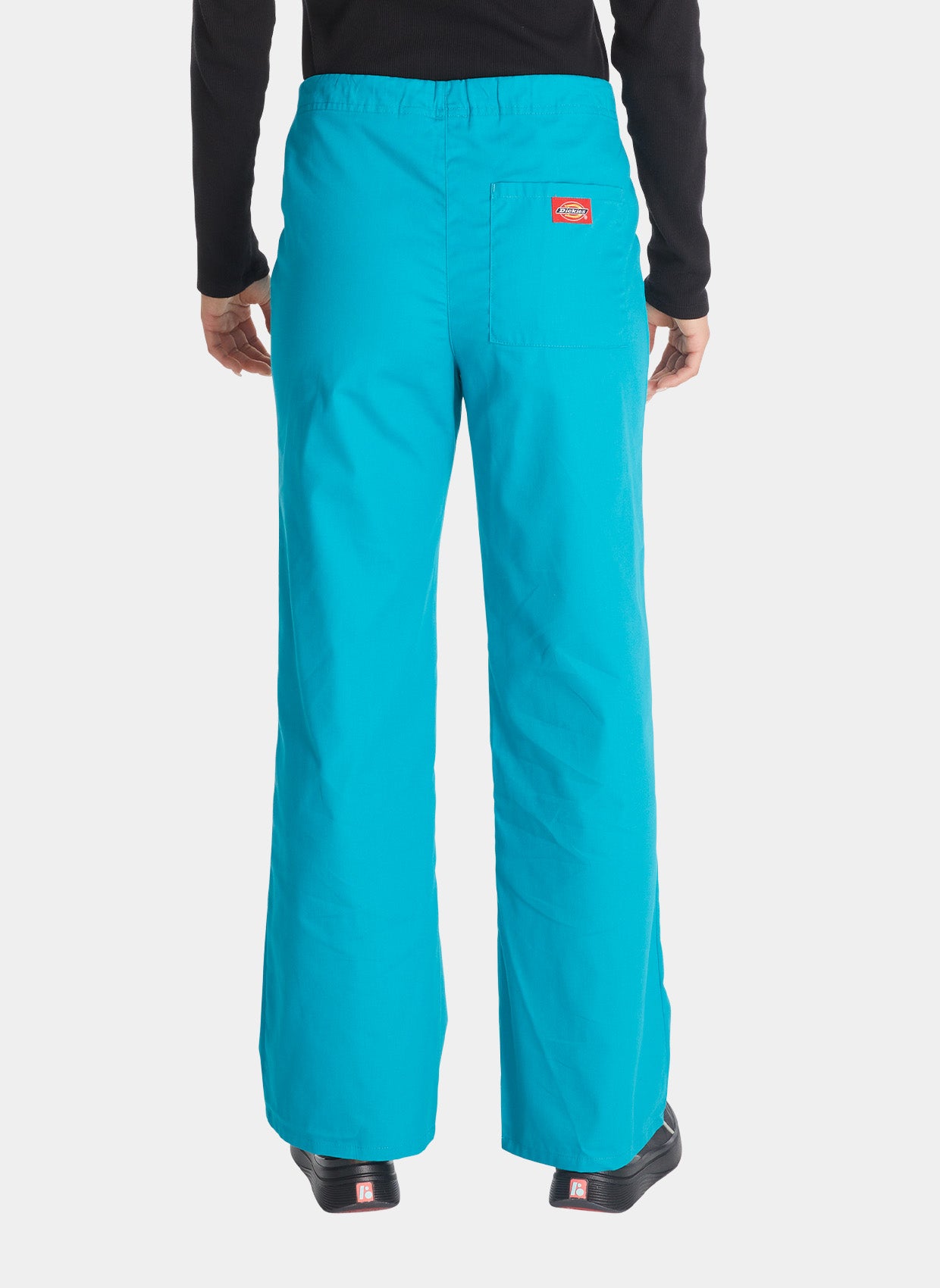 Dickies EDS Signature Unisex Drawstring Scrub Trousers 83006-Teal-Back