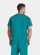 Dickies EDS Signature Unisex Tuckable V-Neck Scrub Top DKE83706-Teal-Back