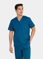 Dickies EDS Signature Unisex Tuckable V-Neck Scrub Top DKE83706-Caribbean