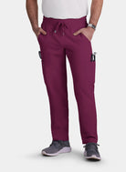 Koi Cureology Neuro Cargo Scrub Trousers - Wine