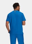 Koi Next Gen Free To Be Scrub Top - Royal - Back