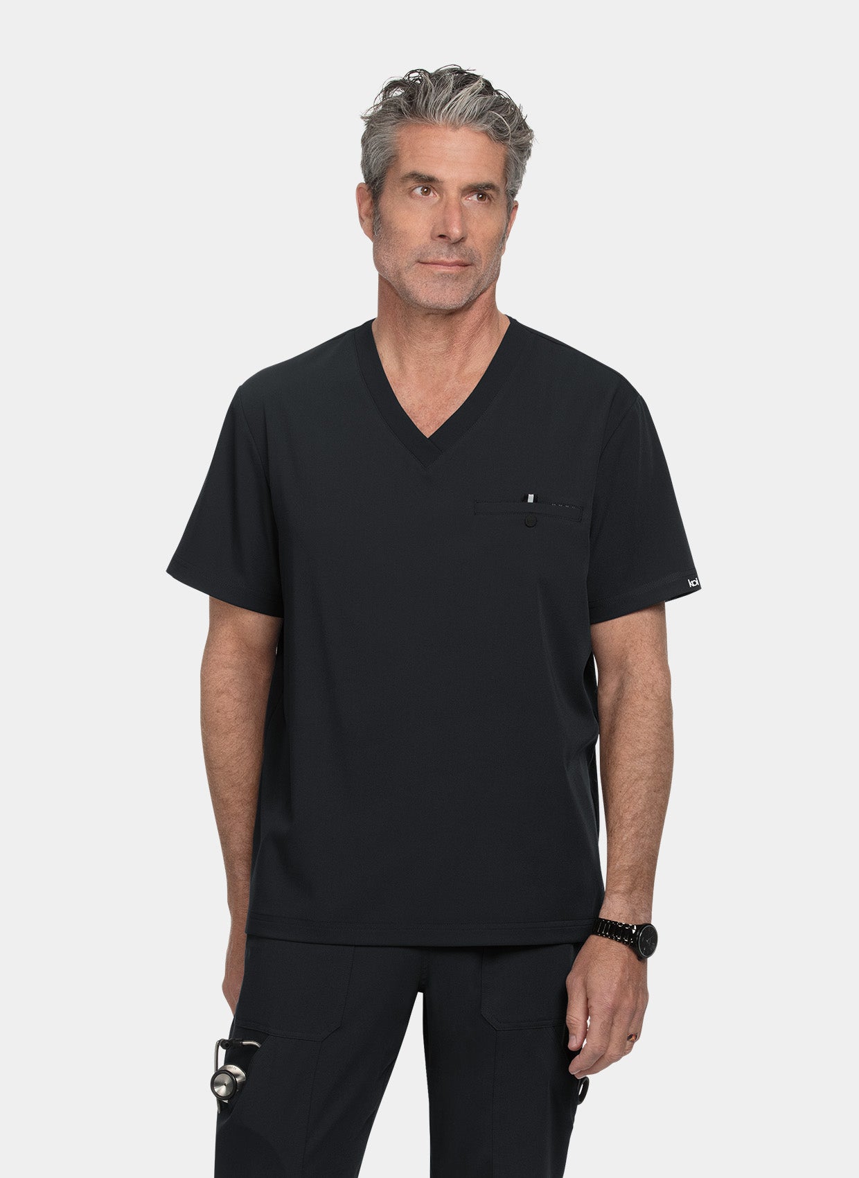 Koi Next Gen On Call Scrub Top- Black