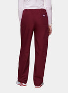 Cherokee Unisex Drawstring Scrub Trousers-Wine-Back