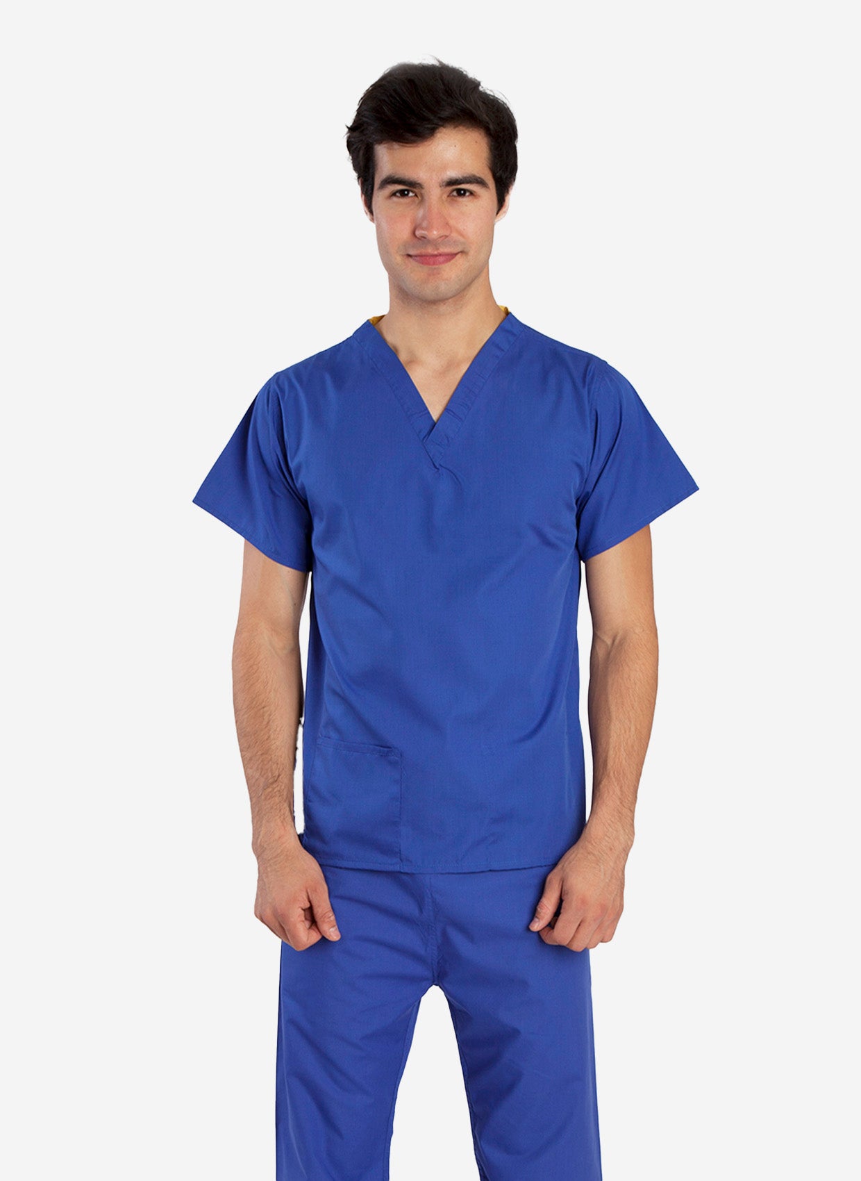 Budget Scrub Top - Cornflower ROyal