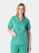 Budget Scrub Top - Mid Green