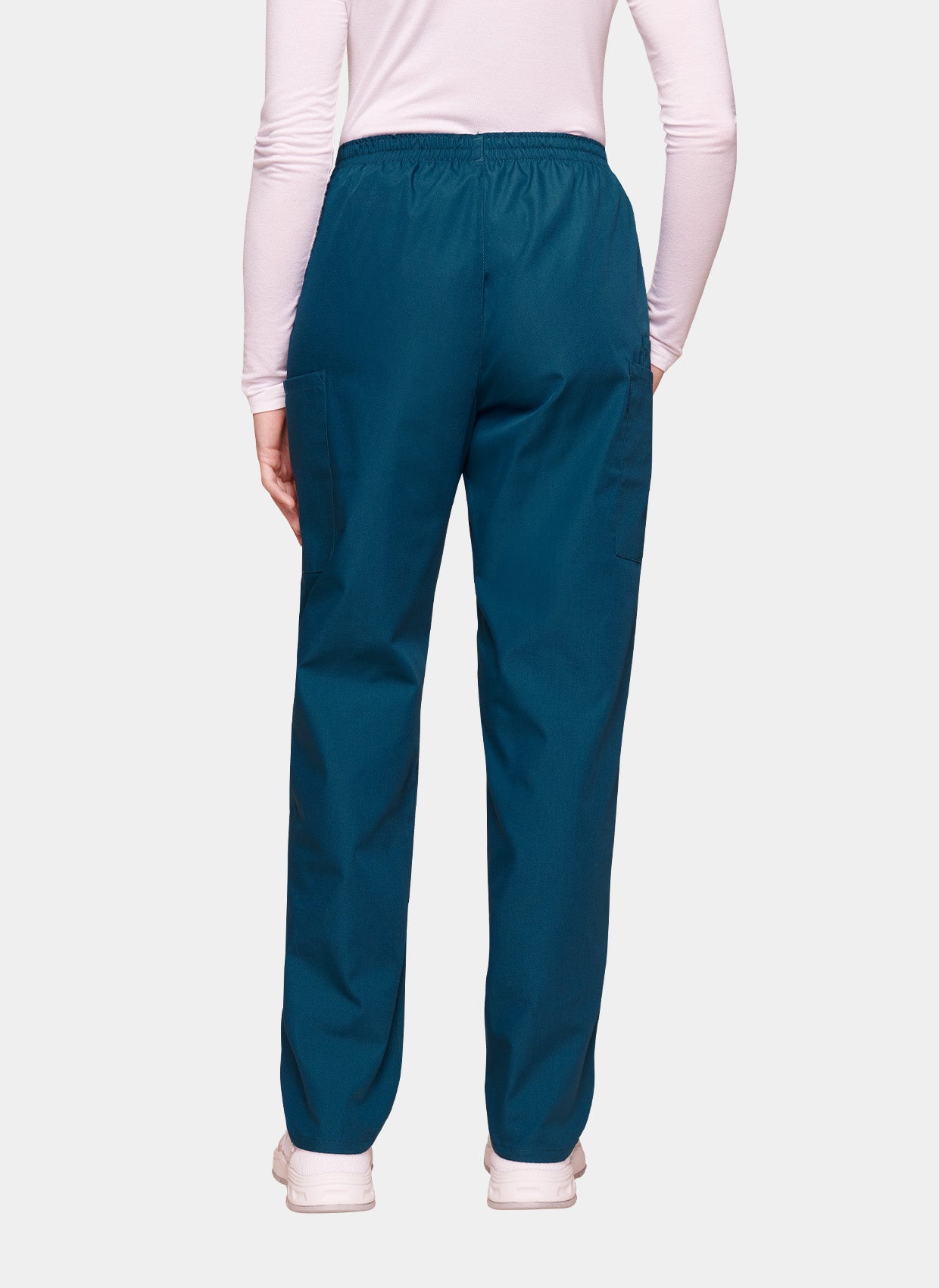 Cherokee Unisex Elasticated Scrub Trousers - Caribbean - Back