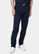 HappyFIT Unisex Scrub Trousers - Navy - Front