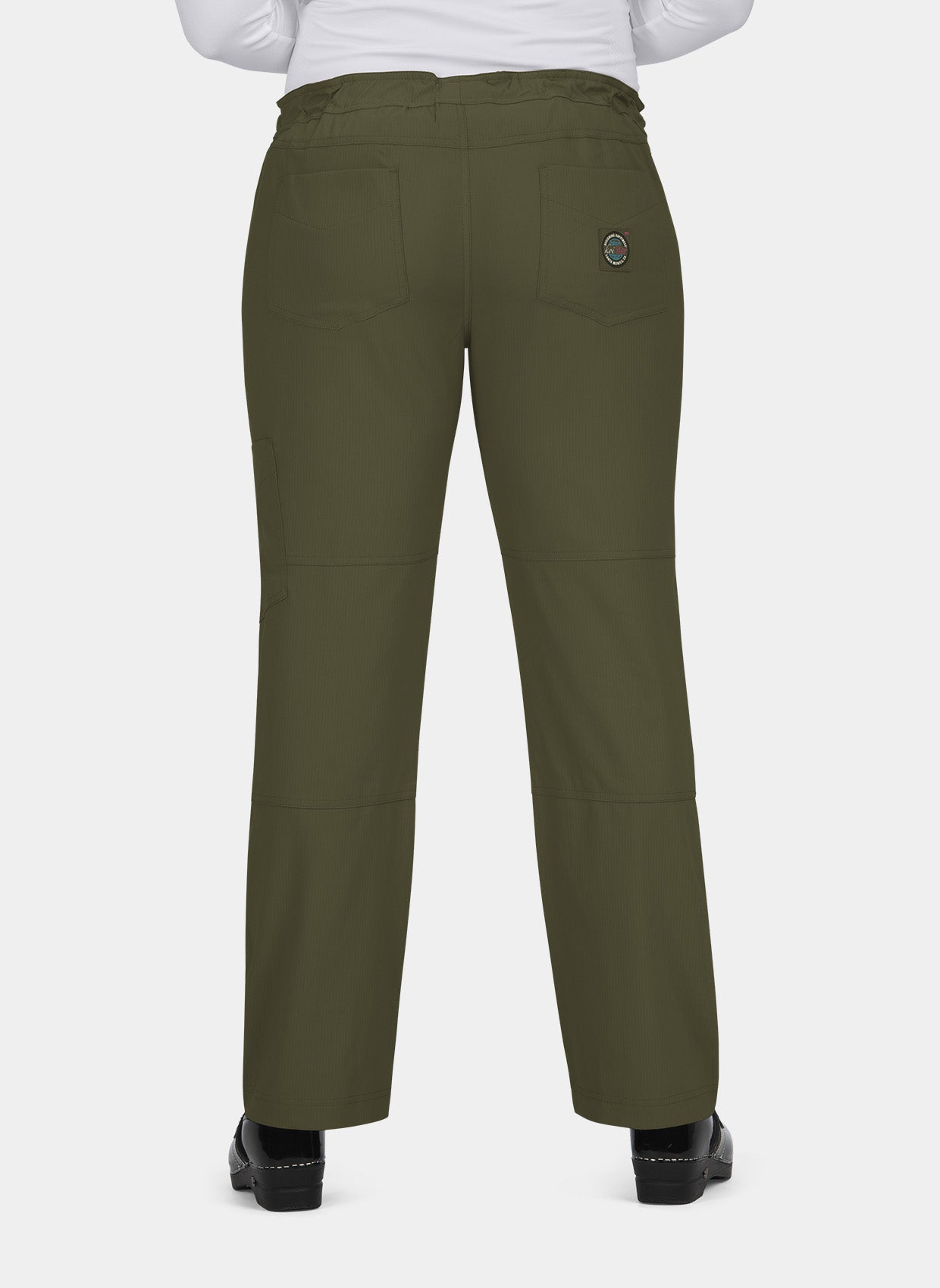 Koi Lite Peace Scrub Trousers - Olive - Back