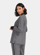 Koi Basics Andrea Scrub Jacket - Heatehr Grey - Back