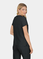 Koi Basics Becca Scrub Top - Black - Back