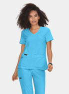 Koi Basics Becca Scrub Top - Electric Blue