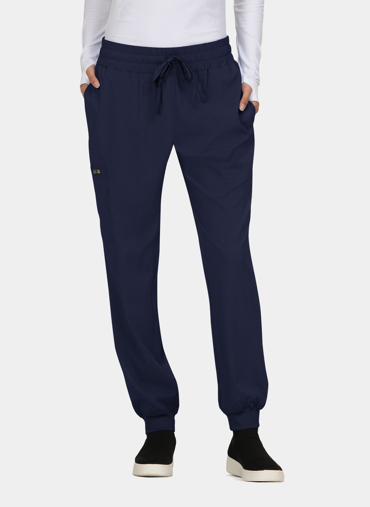 Koi Basics Gemma Scrub Joggers - Navy