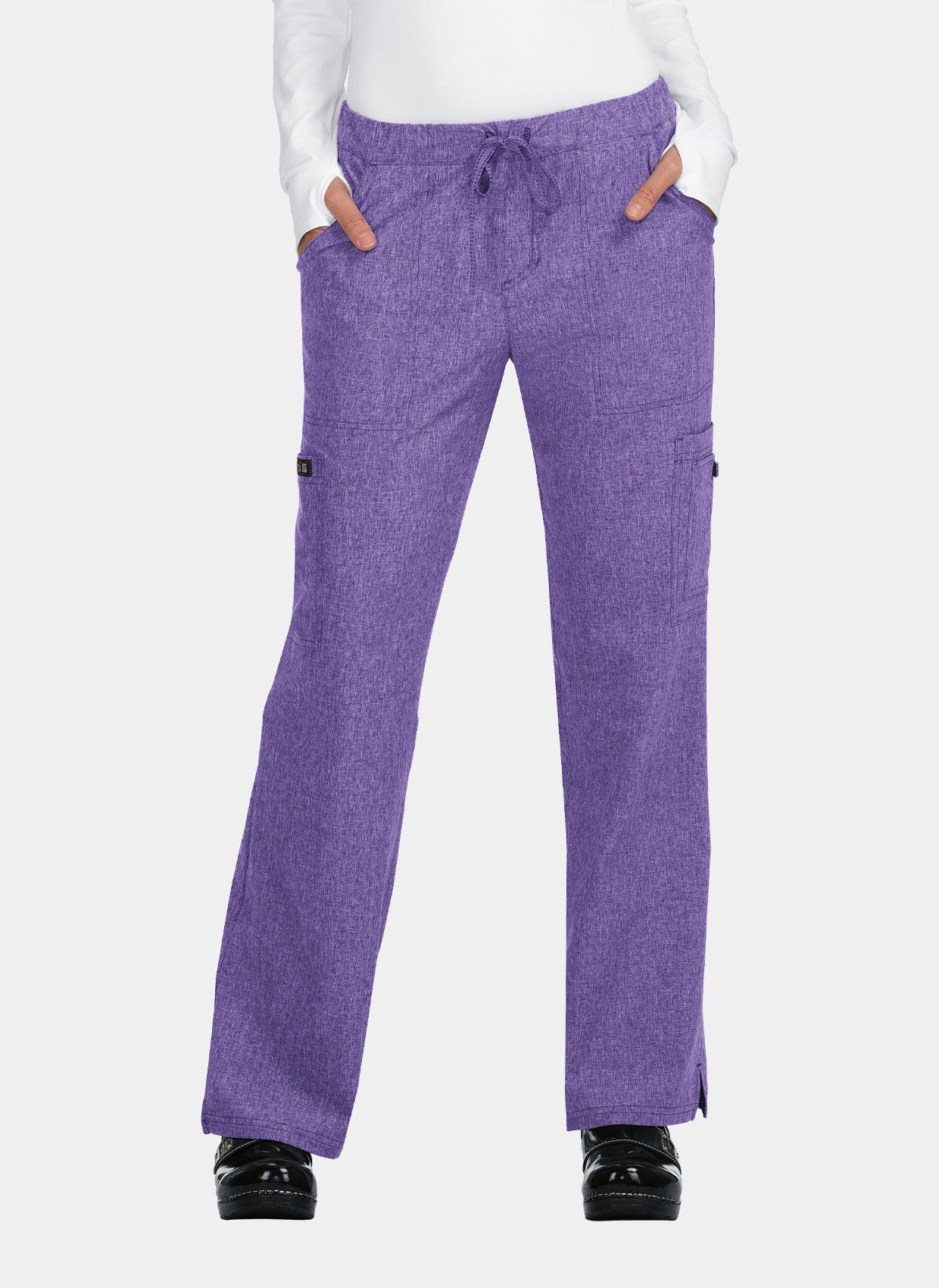 Koi Basics Holly Scrub Trousers - Heatehr Wisteria