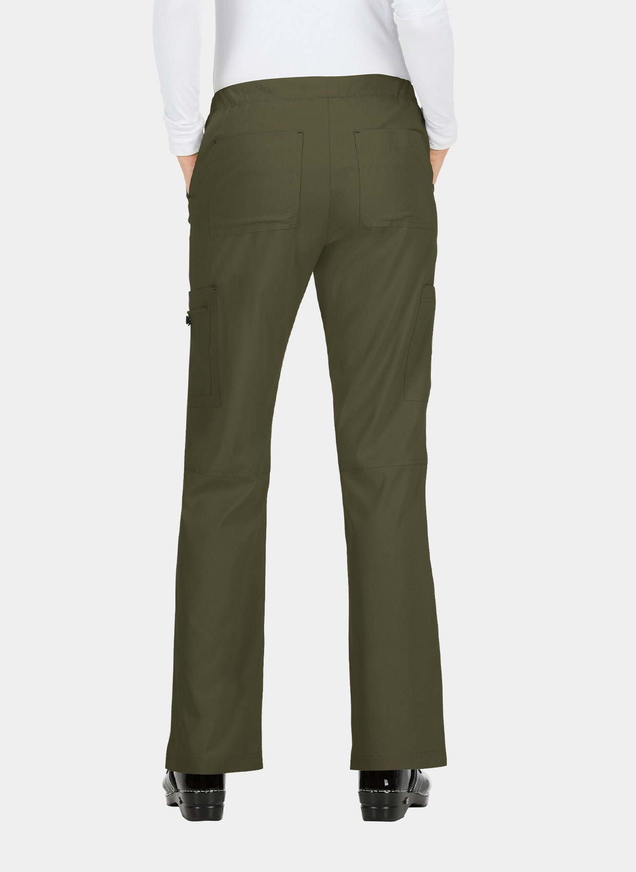 Koi Basics Holly Scrub Trousers - Olive - Back