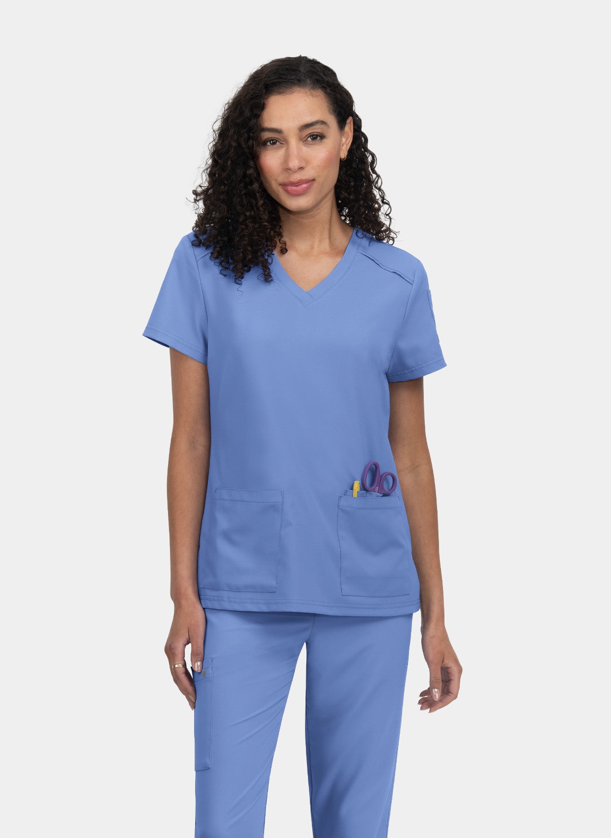 Koi Cureology Cardi Scrub Top - True Ceil