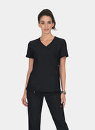 Koi Lite Philosophy Scrub Top - Black