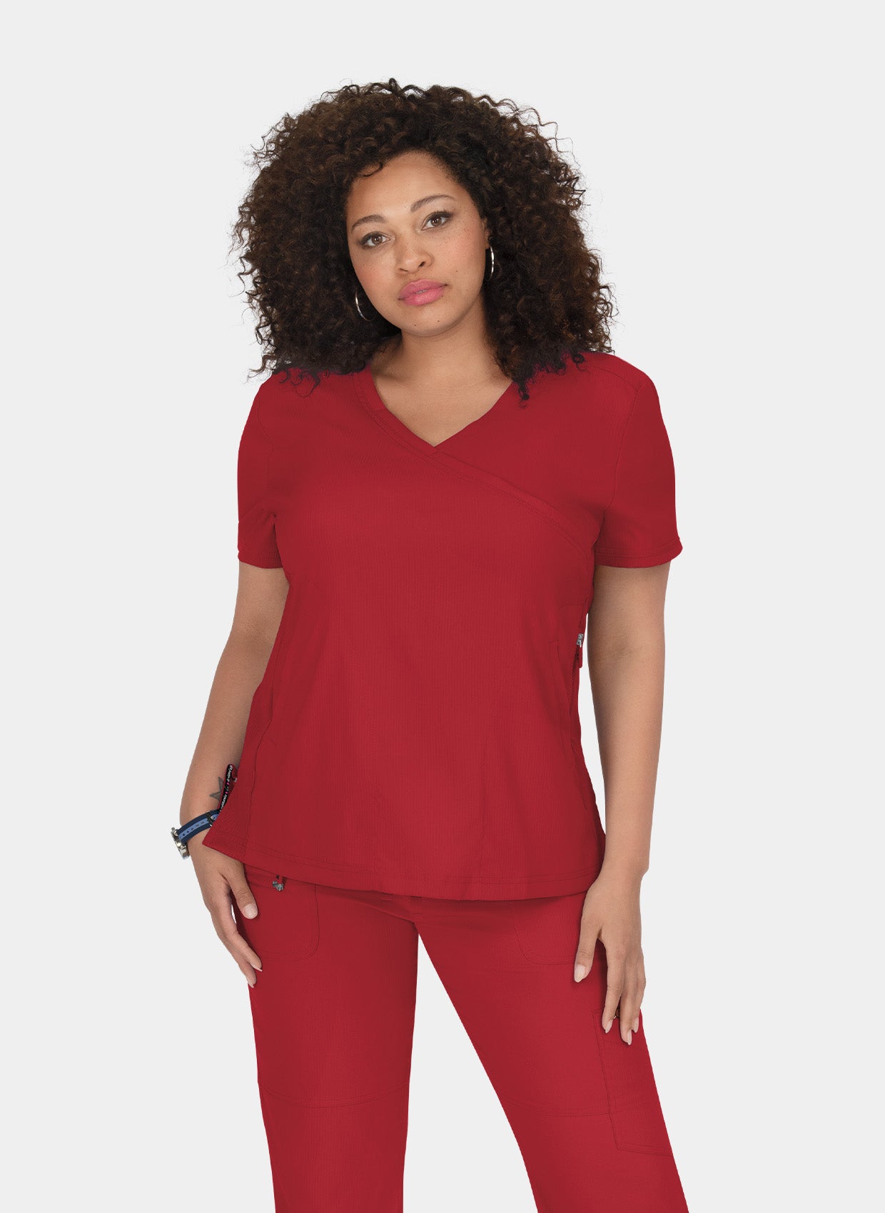 Koi Lite Philosophy Scrub Top - Ruby