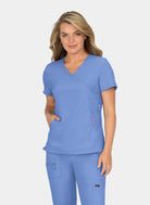 Koi Lite Philosophy Scrub Top - True Ceil