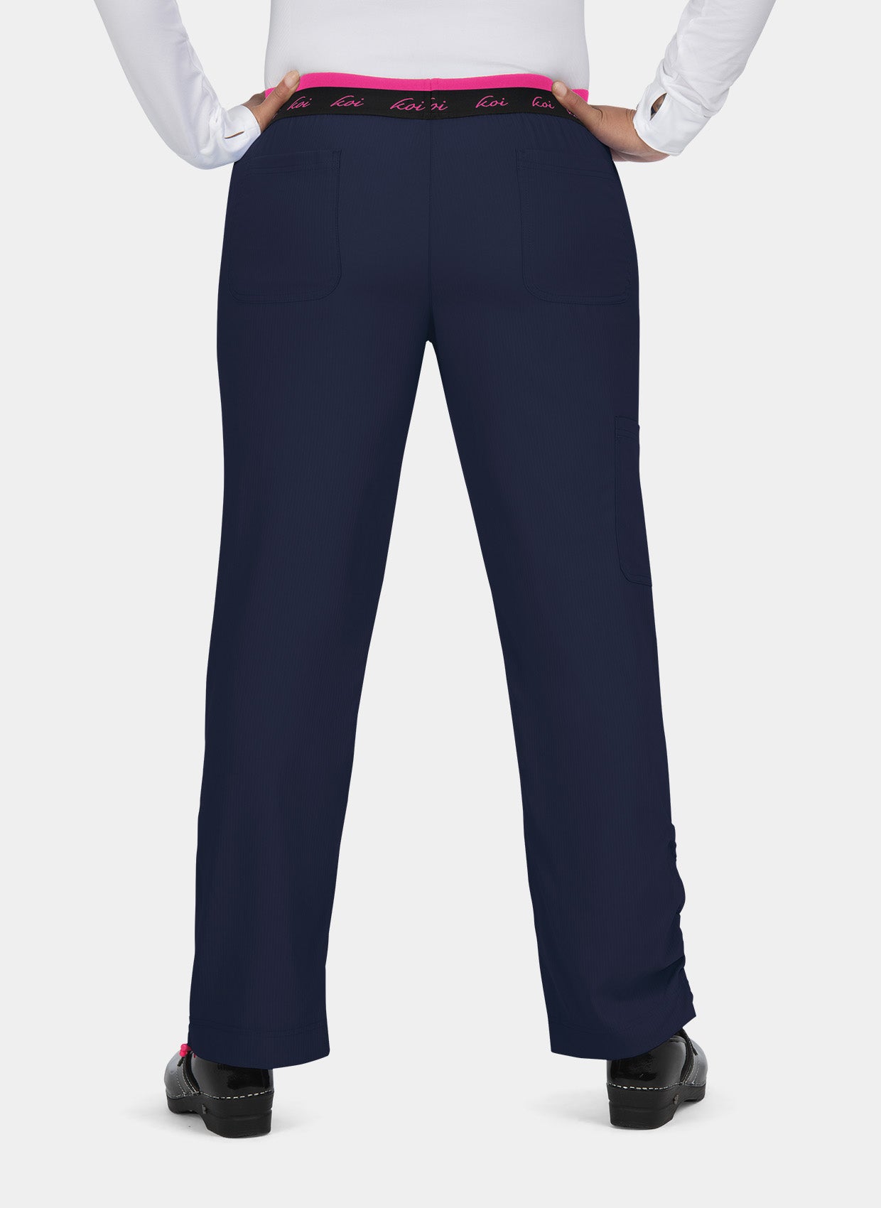 Koi Lite Spirit Scrub Trousers - Navy - Back