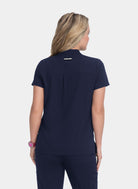 Koi Next Gen Driven Scrub Top - Navy. - Back